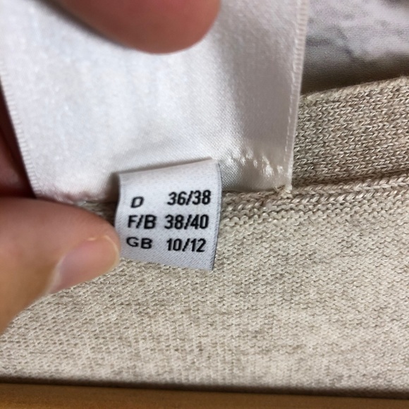 Madeleine Women's Cardigan Size 8/10 Beige - Picture 4 of 6
